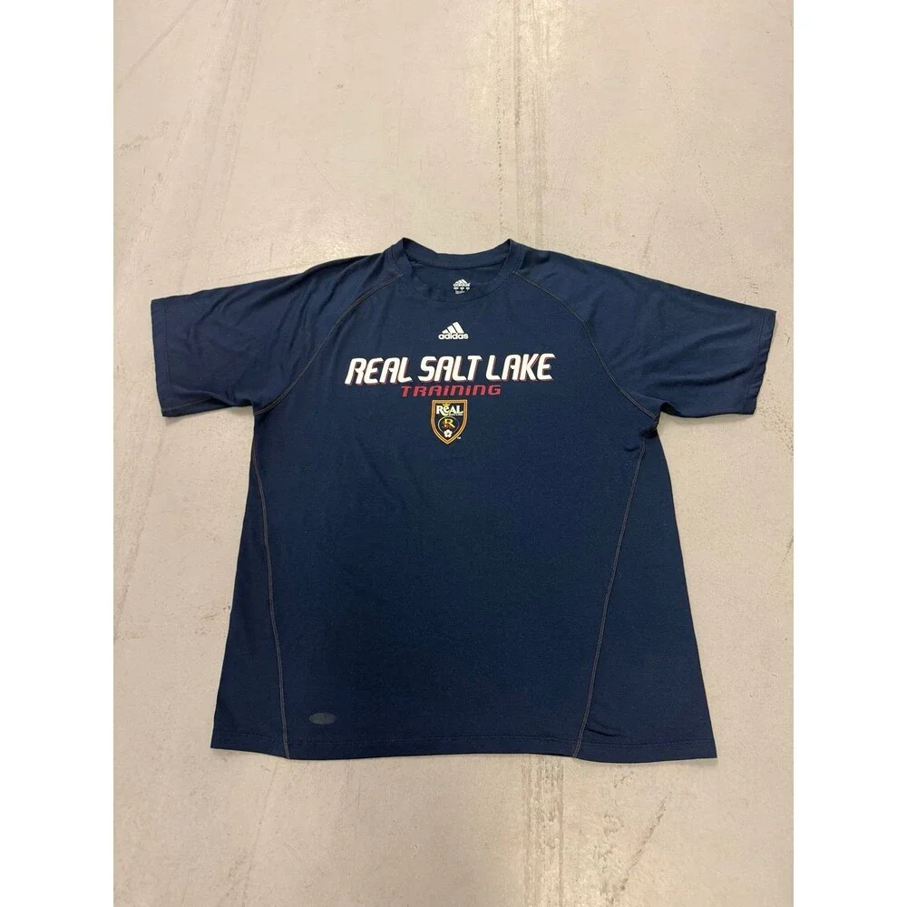 Adidas Real Salt Lake Men’s Athletic Tee Size Large